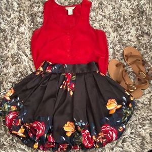 Forever 21 above the knee, high-waisted skirt